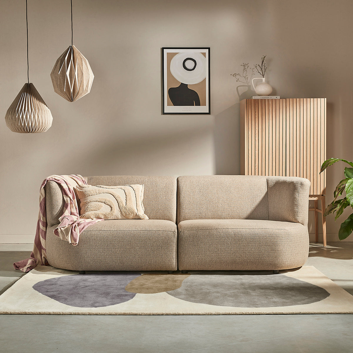 by fonQ Abstract Vloerkleed 170 x 240 cm