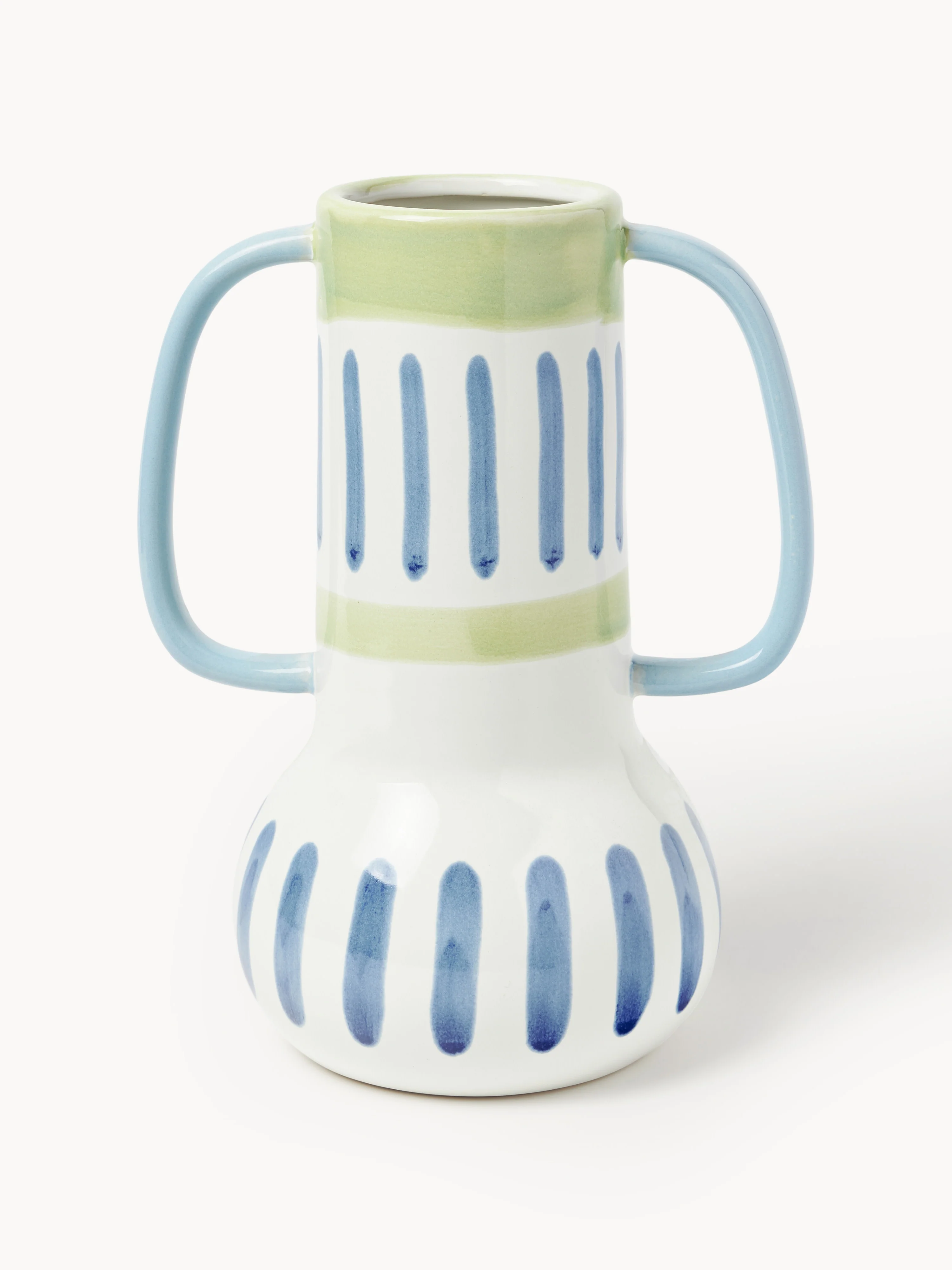 Handbemalte Vase Lise, H 30 cm