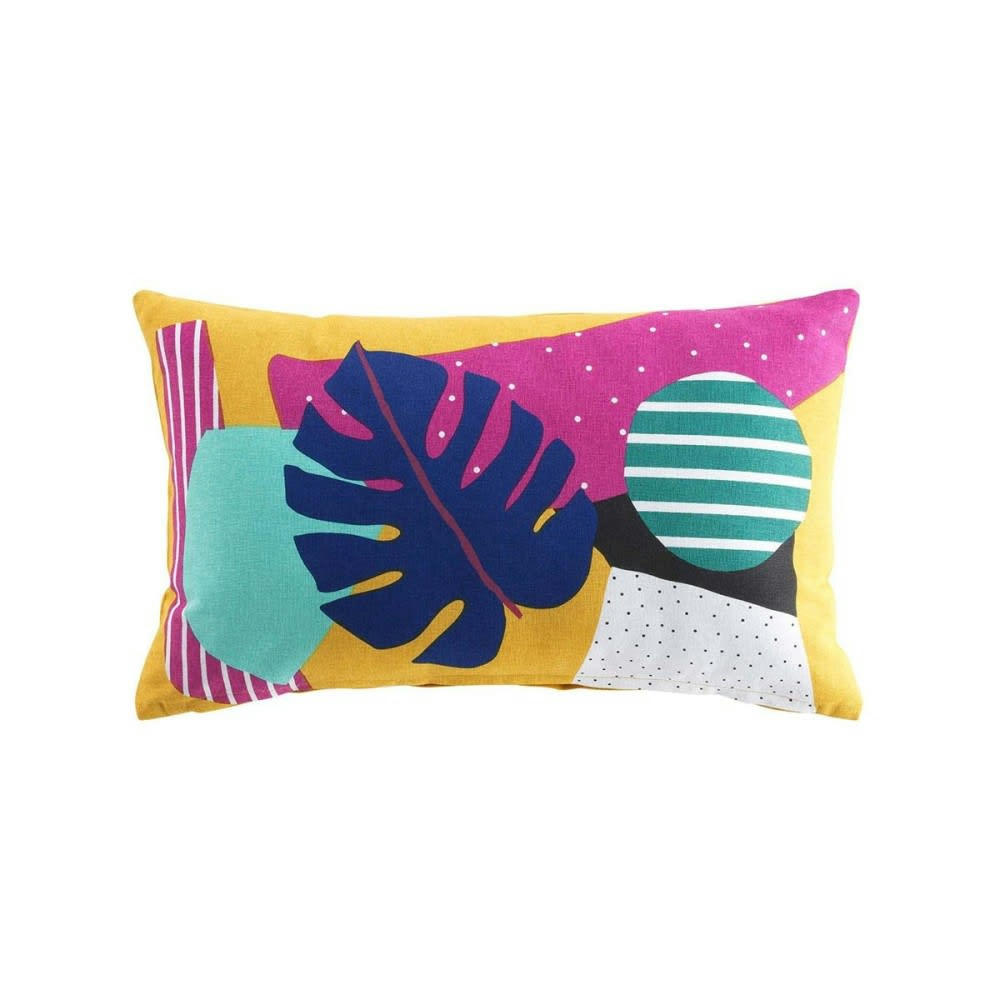- Coussin Jaune coton 30 x 50