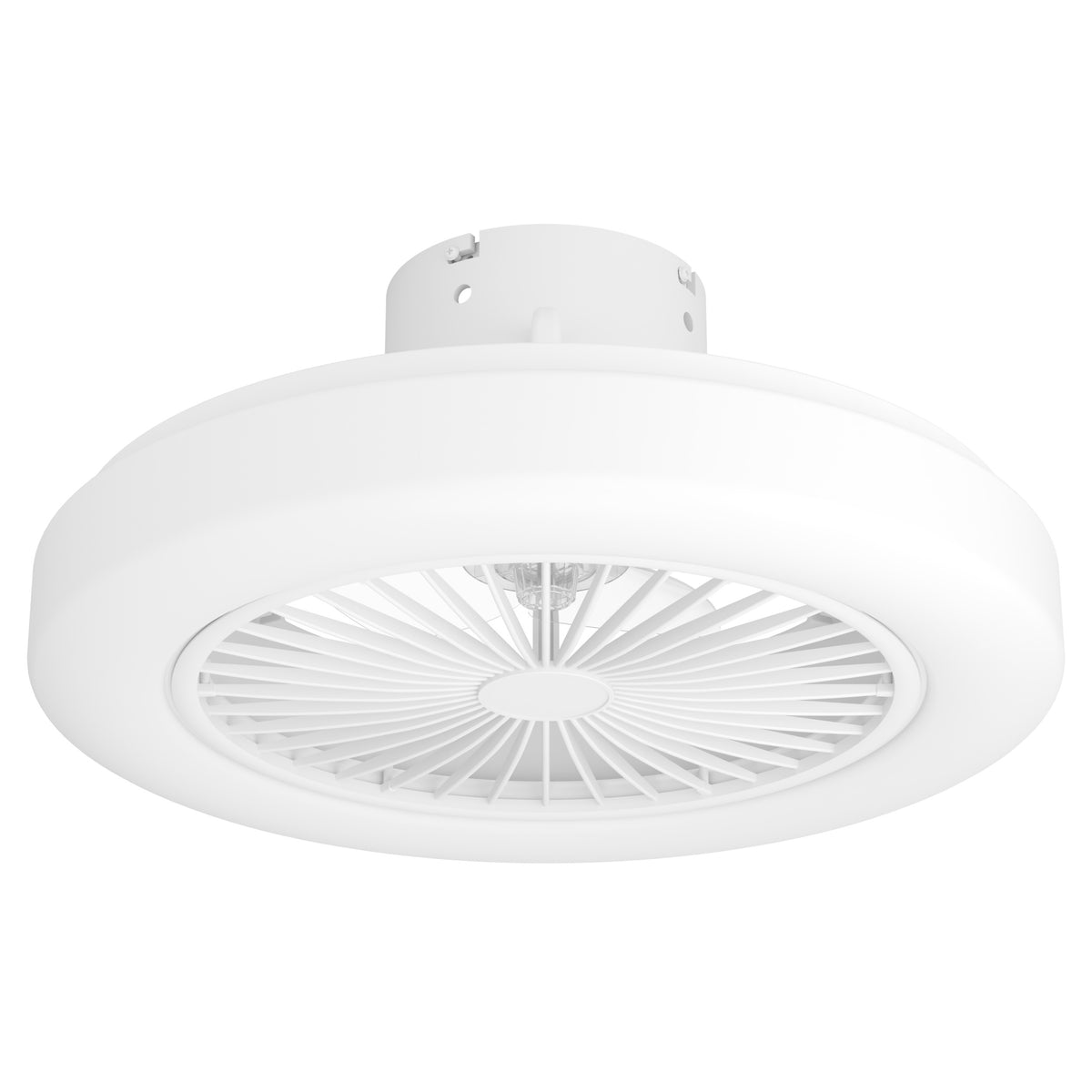 EGLO plafondventilator met lamp Ortona - ø46cm - wit - led dimbaar