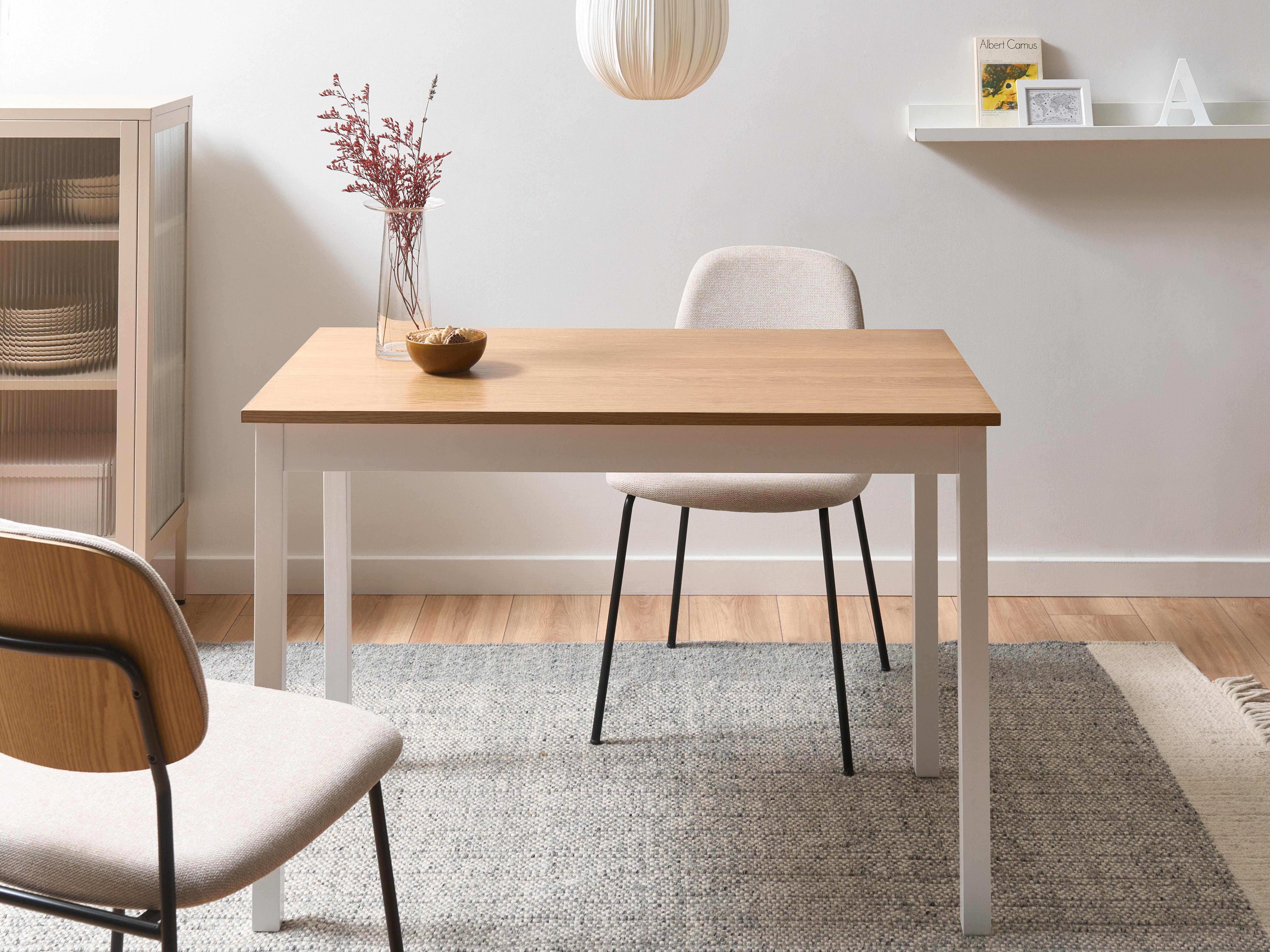 Dining Table GEORGIA Light Oak 110 cm 60 cm