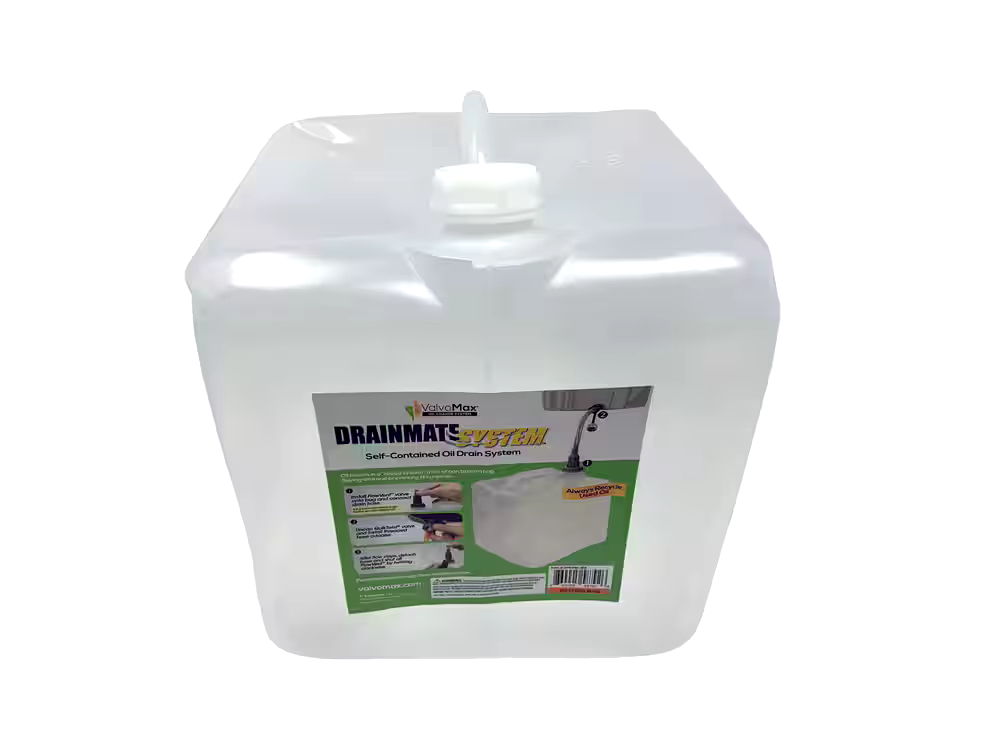 ValvoMax FlowVent Collapsible Oil Drain Bag, 10-L