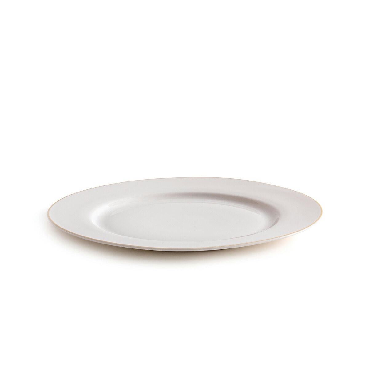 Lot de 4 assiettes plates, Histoire Or