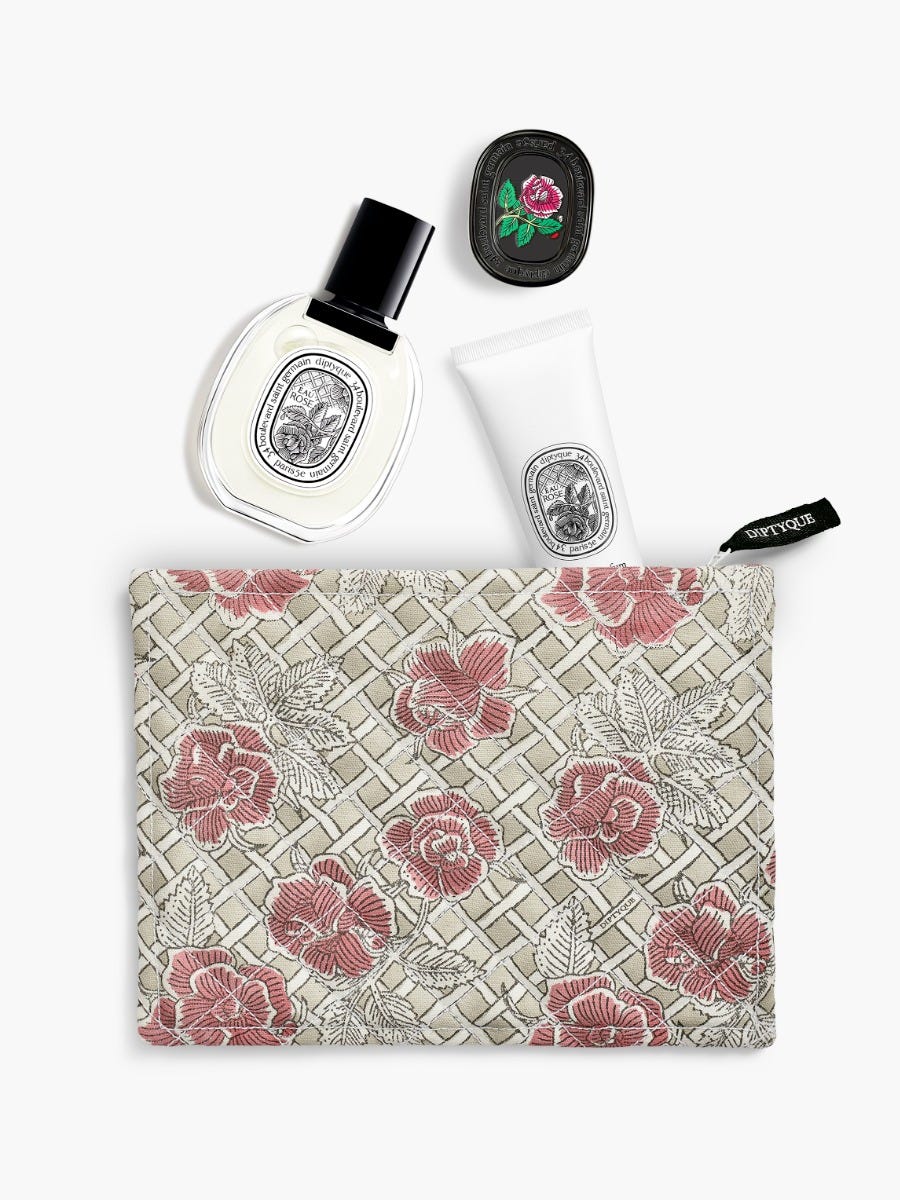 Eau Rose pouch