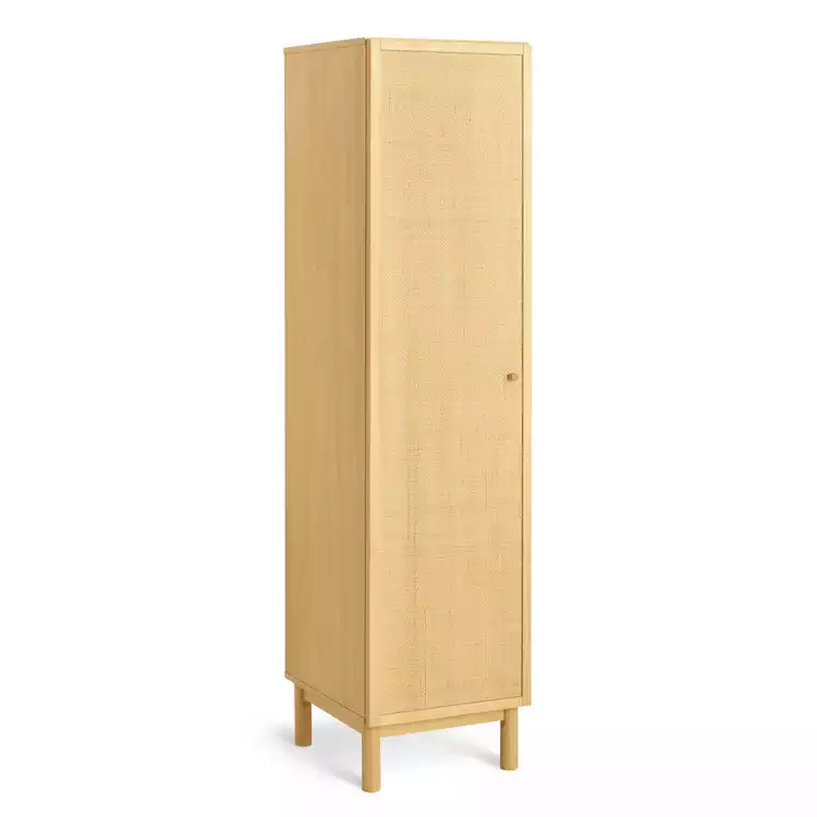 Habitat Simone 1 Door Wardrobe - Oak