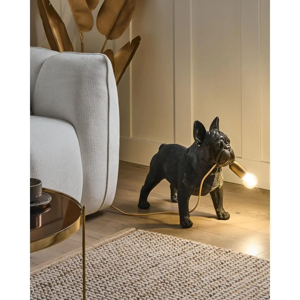 BAXTER - Tafellamp - Zwart - Polyresin