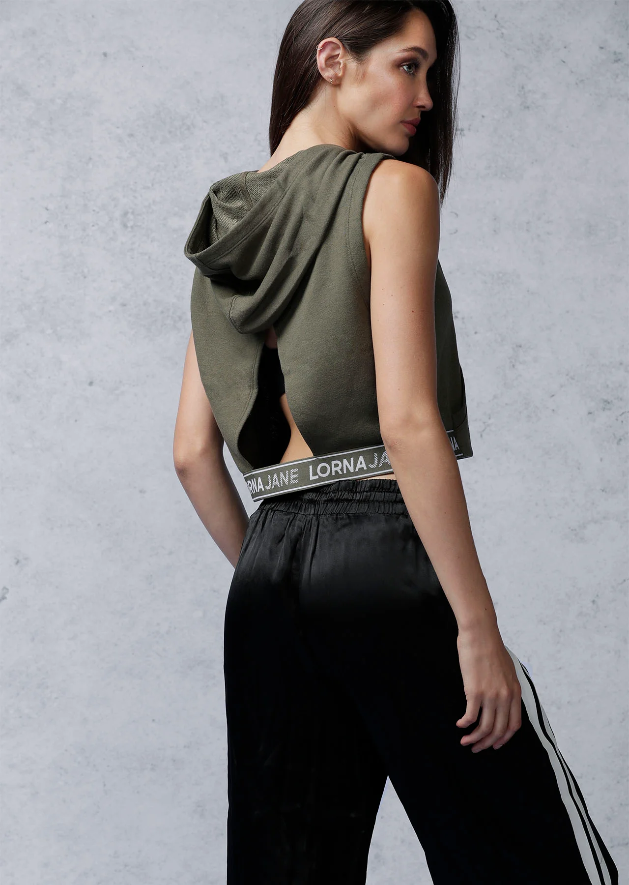 Throw Over Cropped Hoodie