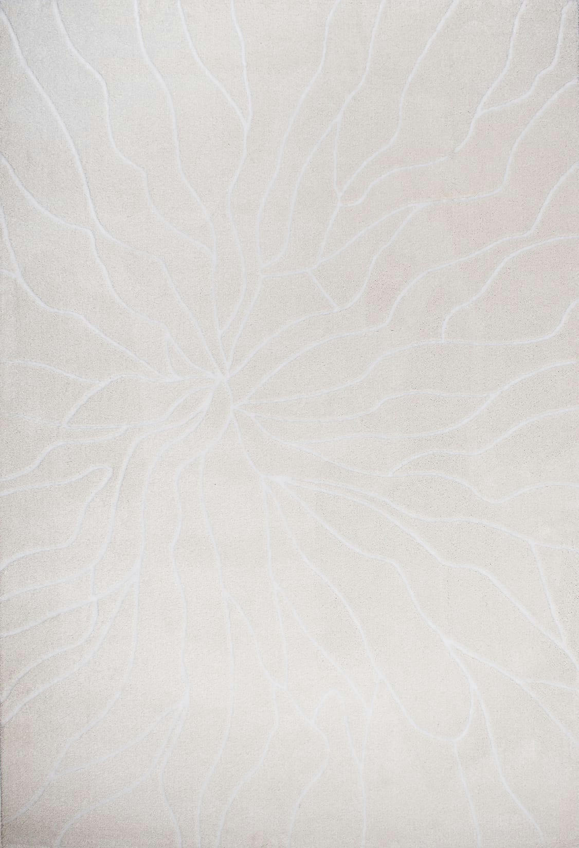 MEMPHIS - Tapis géométrique à poils ras - crème - 80x150 cm
