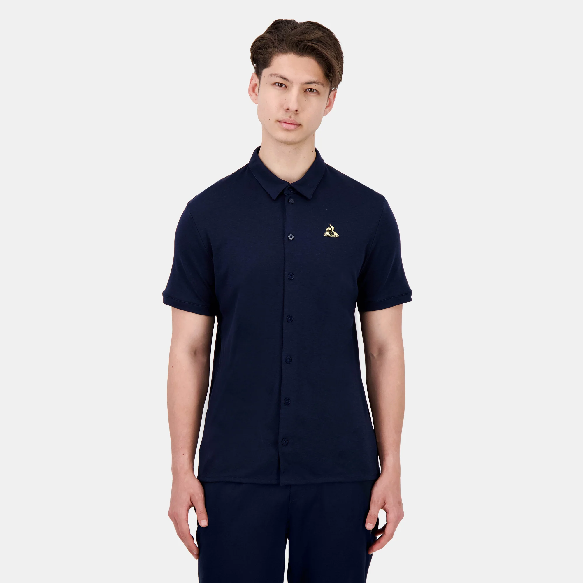 2510102-COQ D'OR Chemisette N°1 M dark velvet | Chemise manches courtes Homme