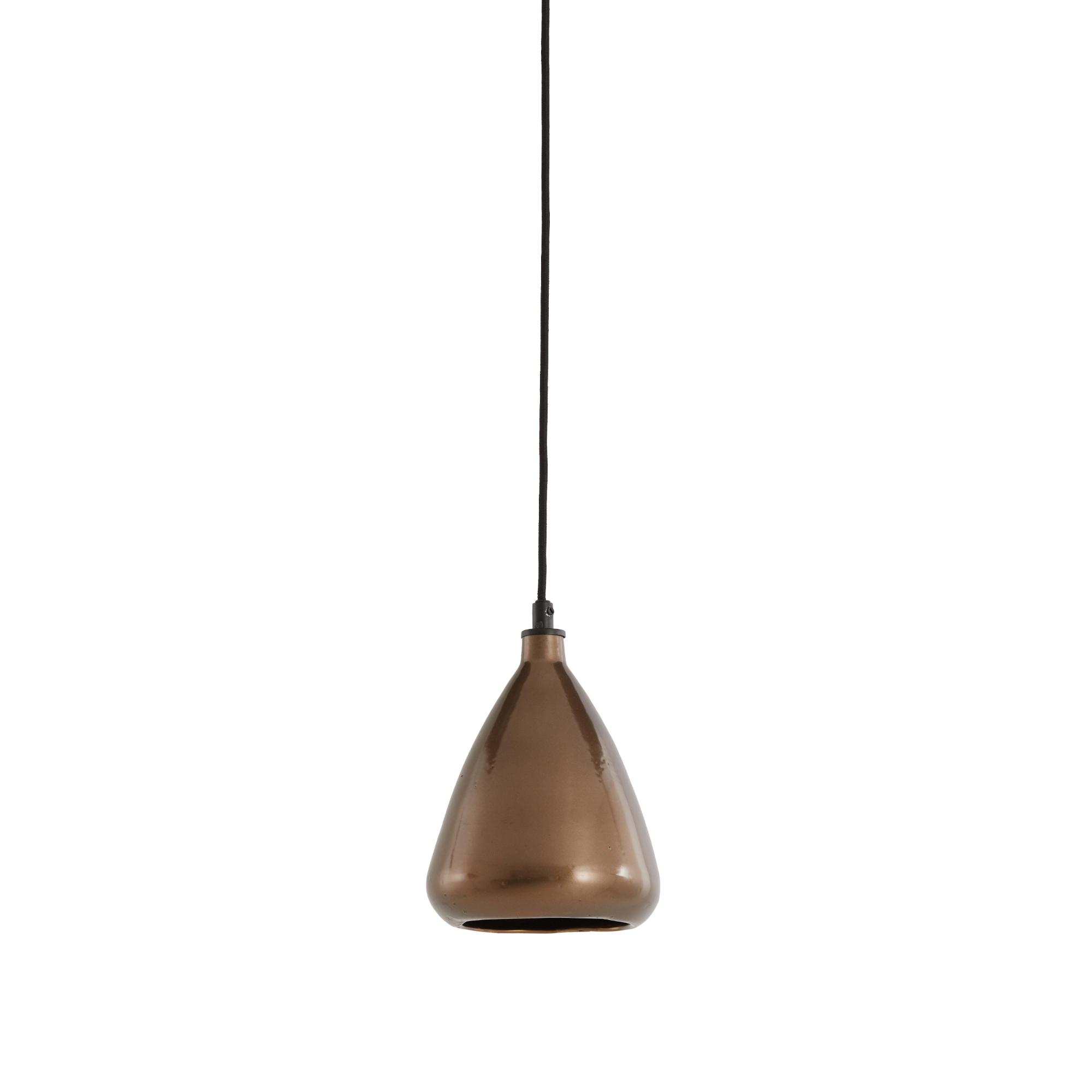 Light & Living hanglamp Desi - brons - Ø18cm