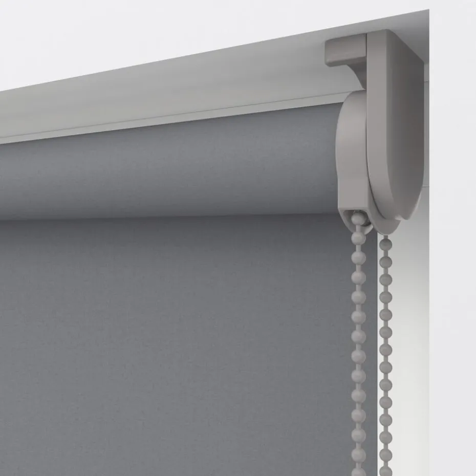 Kwantum Rolgordijnen | Fenstr Rolgordijn Mara  Verduisterend Grijs