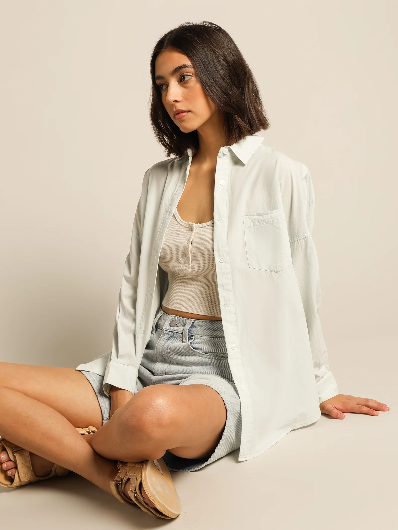 Naya Cotton Longline Shirt