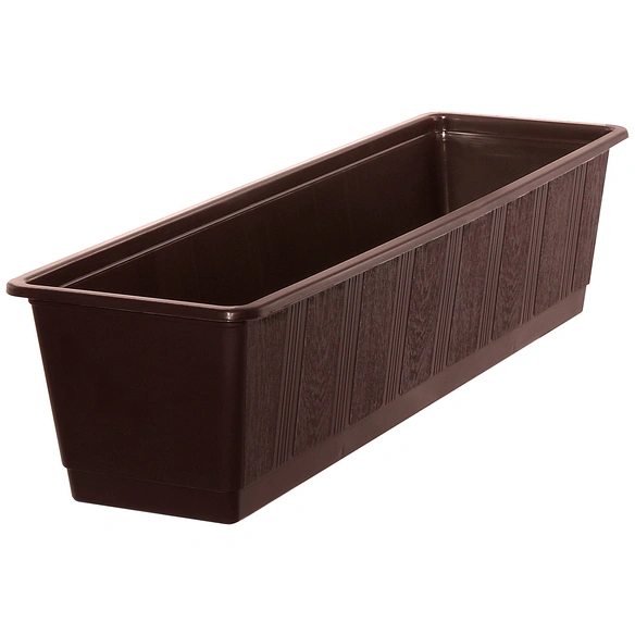 Blumenkasten »Standard«, Polypropylen (PP), braun, rechteckig