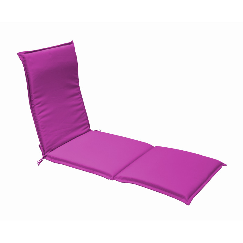Coussin pour lit de soleil framboise