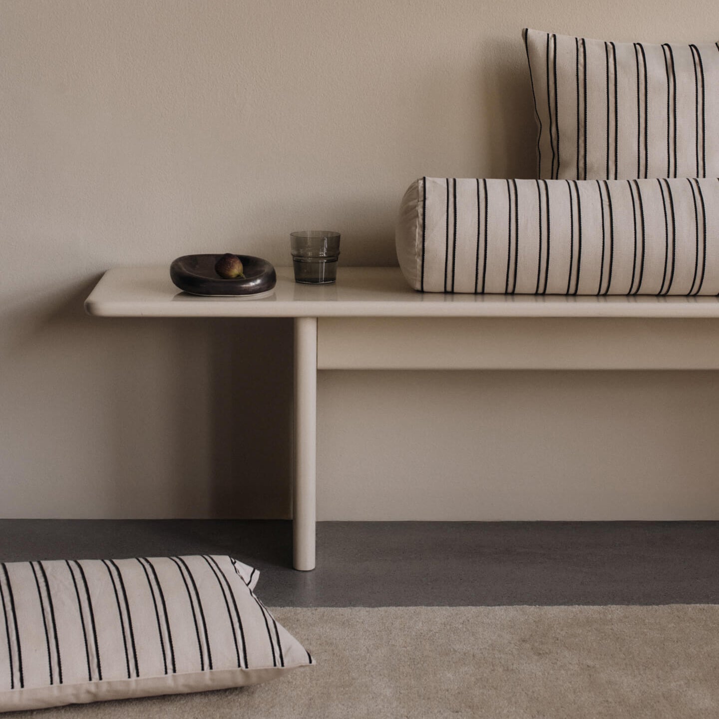 Ferm Living Twill Kussenhoes - Rechthoekig 60 x 40 cm - Off-White