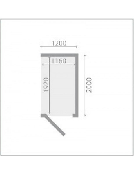 Abri de jardin CLONER en bois épicéa 200x120 cm H. 224 cm-124 --230 --Naturel clair-124