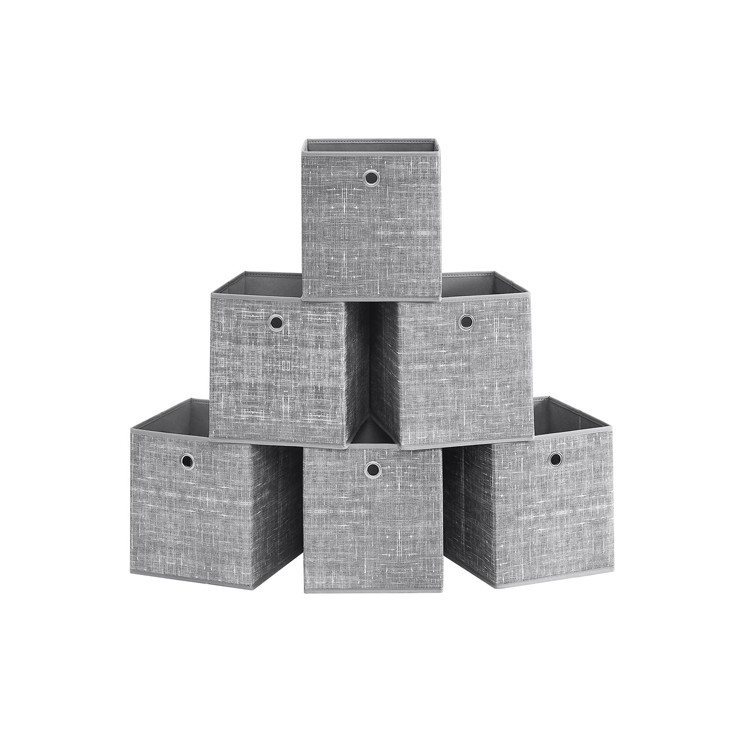 Boîte de rangement en tissu non-tissé pliable