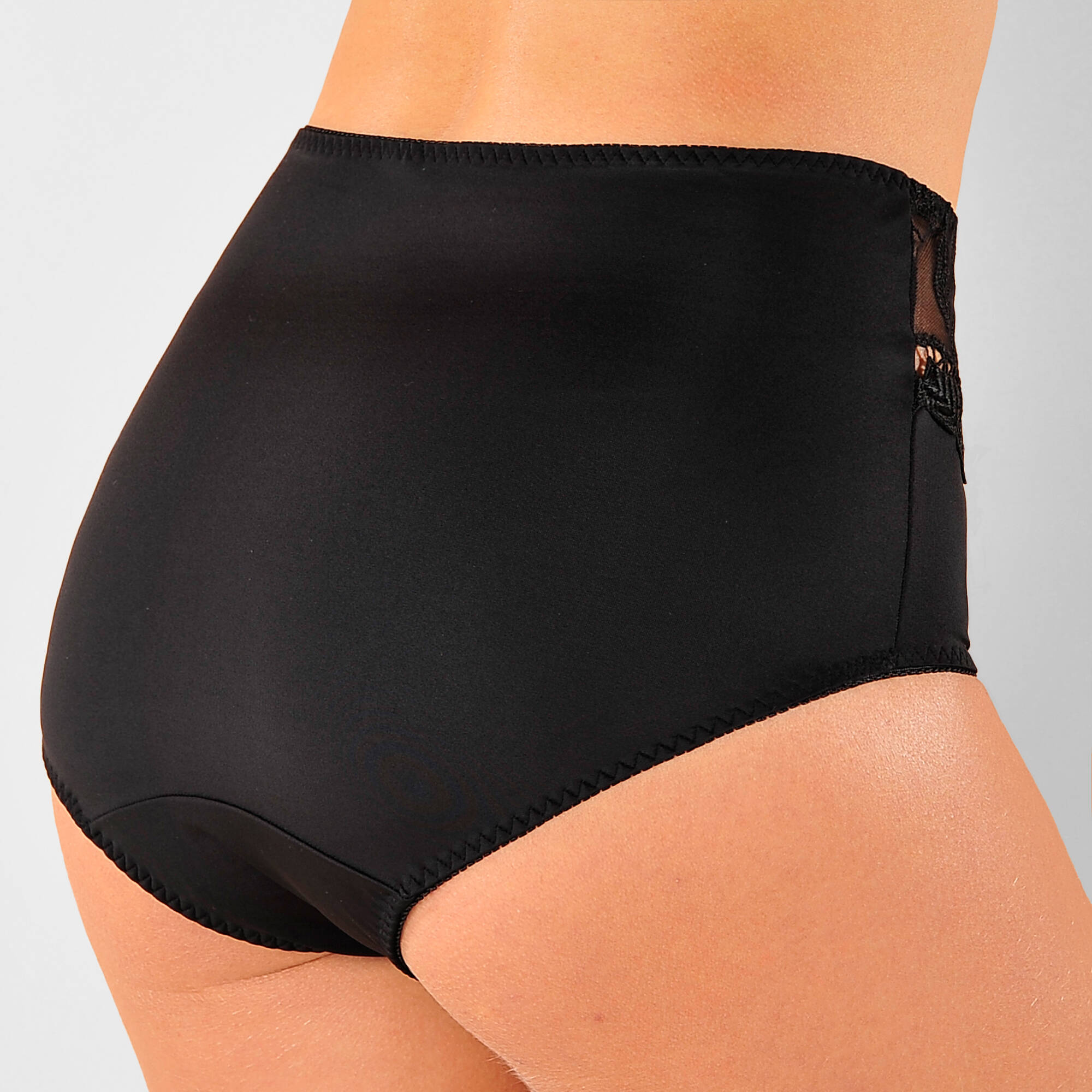 Gainette microfibre et guipure Rima - lot de 2