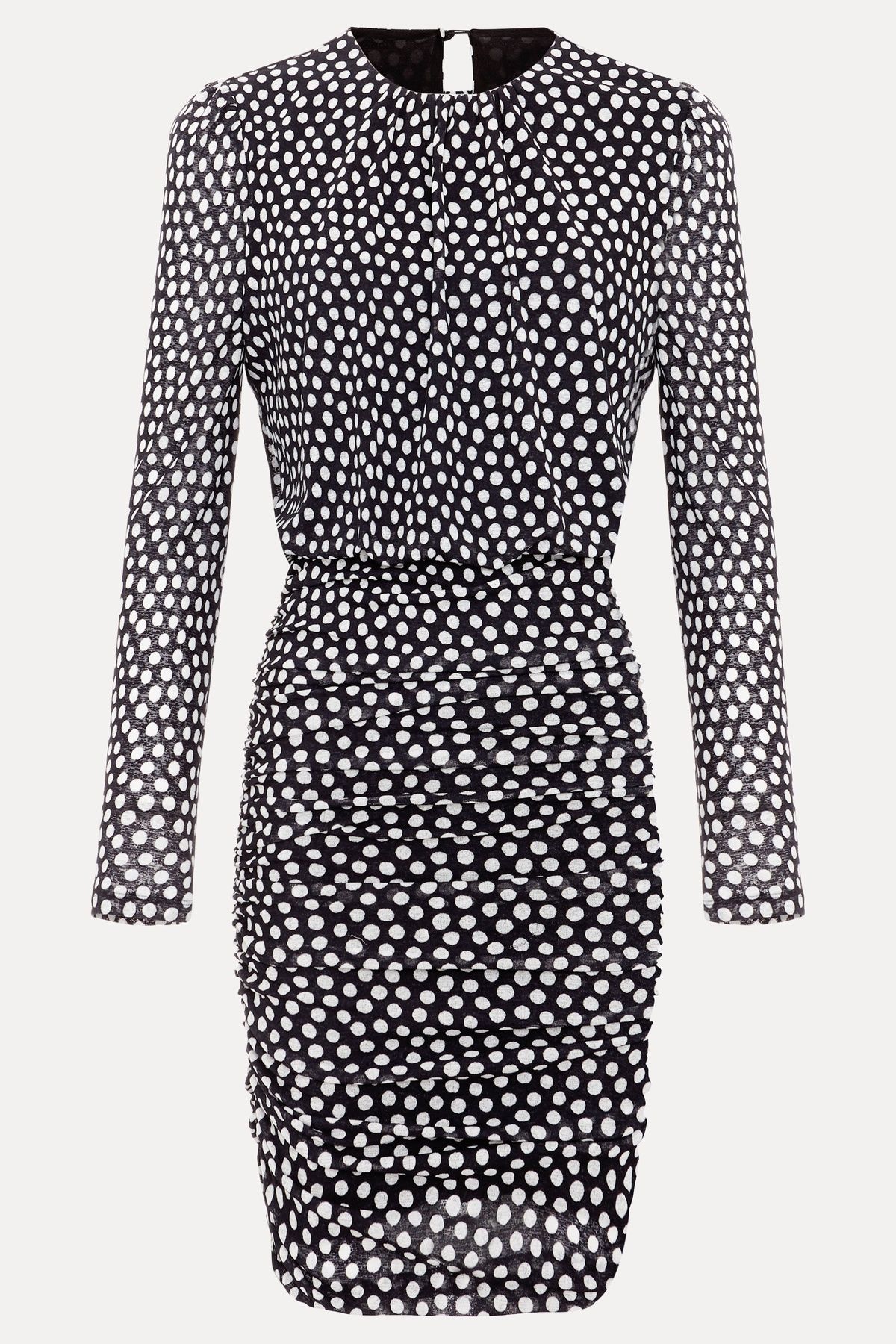 Phase Eight Teodroa Ruched Polka Dot Mini Dress