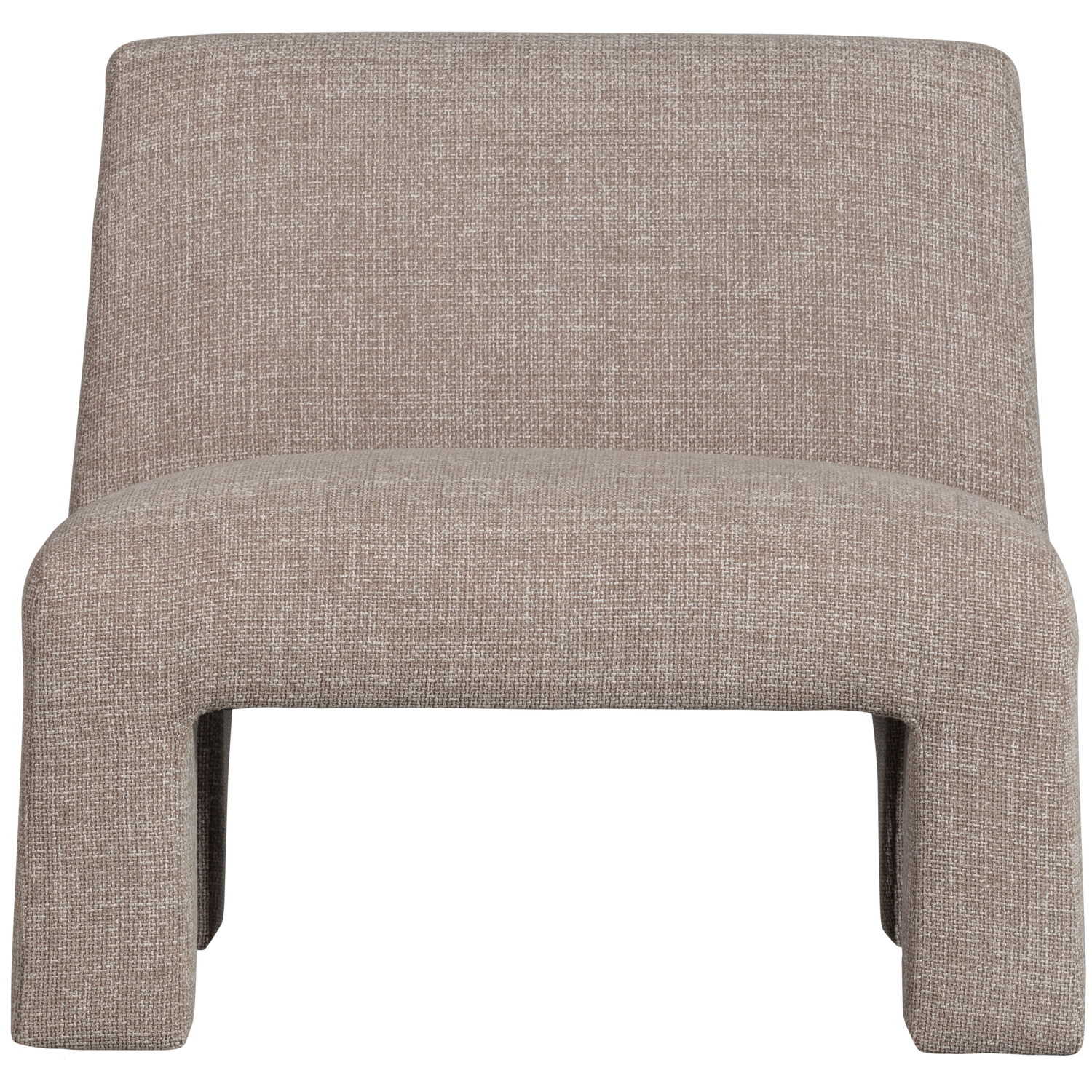 WOOOD fauteuil Lavid - Polyester - Naturel - 73x74x84