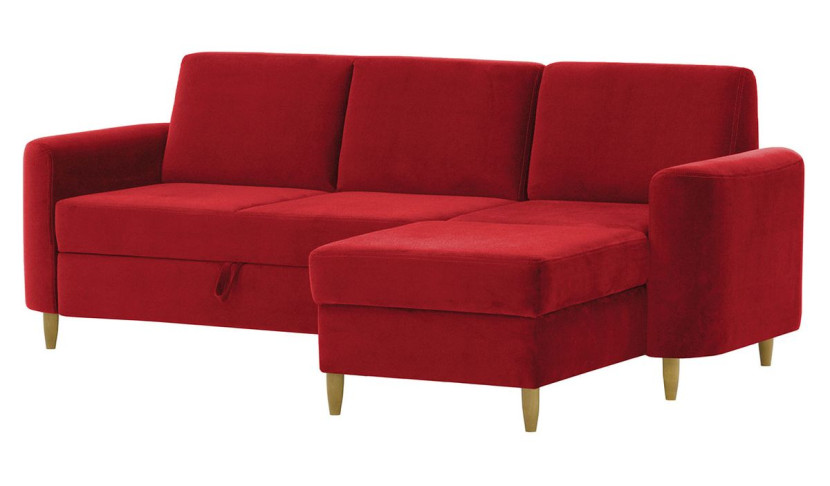 Narożnik Elegance z funkcją spania i pojemnikiem -Velluto 7
