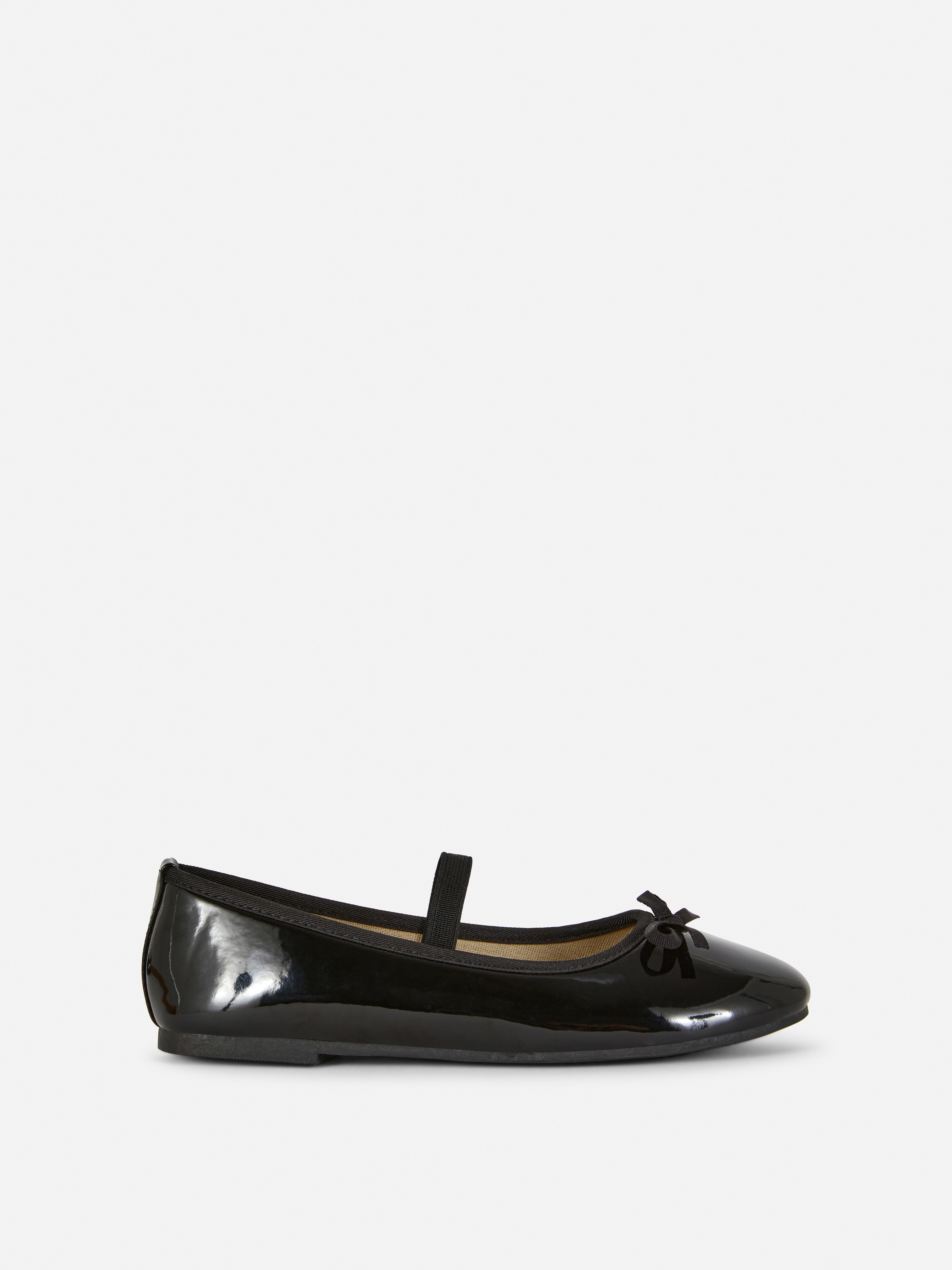 Patent Ballet Flats