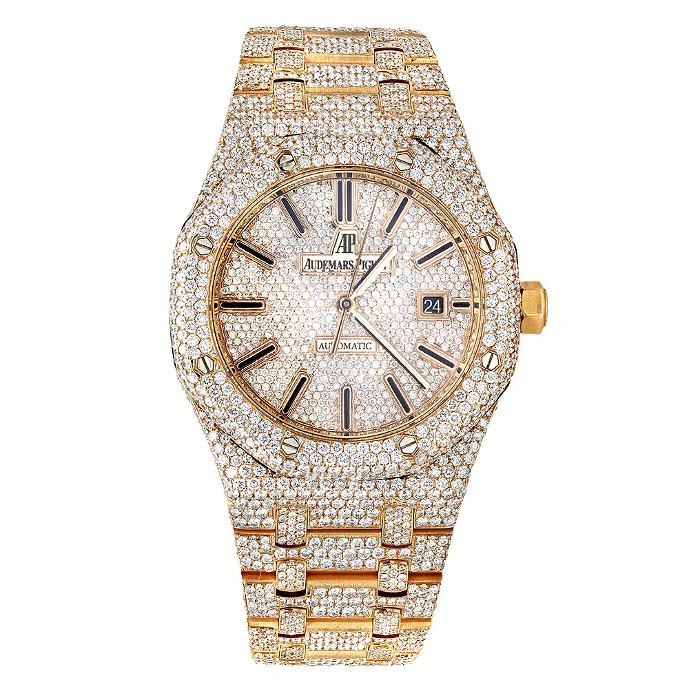 Audemars Piguet Royal Oak Chronograph 26331BA “Iced Out Gold” Ultra Fine Replica
