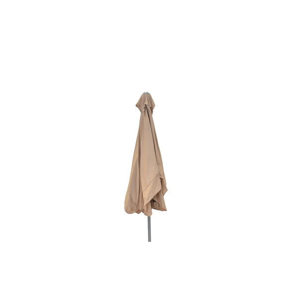 Sonnenschirm, BxHxT: 230 x 256 x 160 cm, Polyester/Aluminium, beige