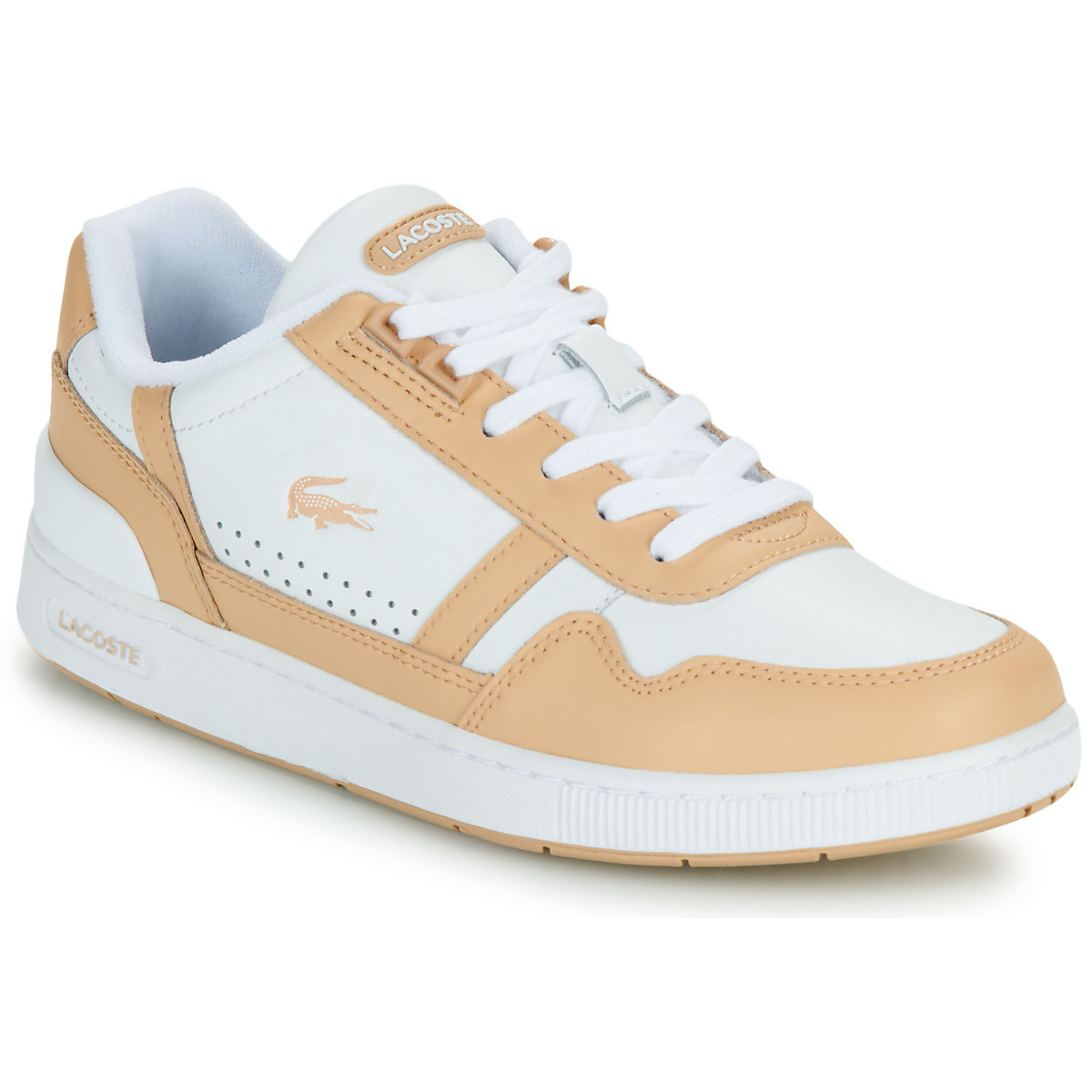 Lacoste - T-CLIP - White / Beige