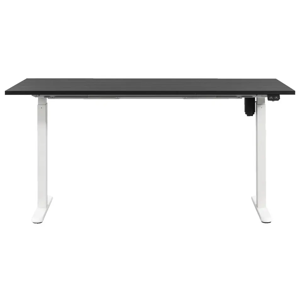 Bureau Homeworx zit/sta elektrisch verstelbaar - zwart/wit - 75/118x160x80 cm