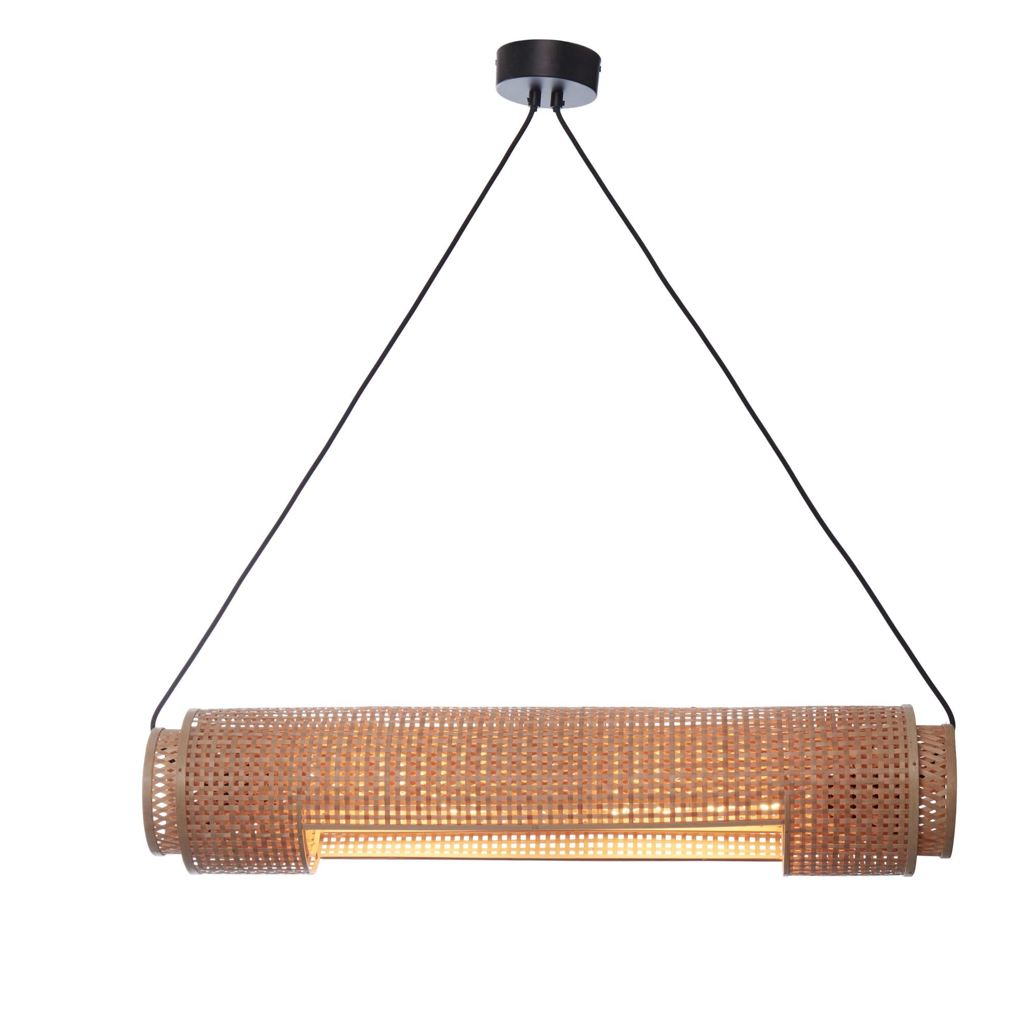 GOOD&MOJO hanglamp Bhutan - bruin - Ø18cm