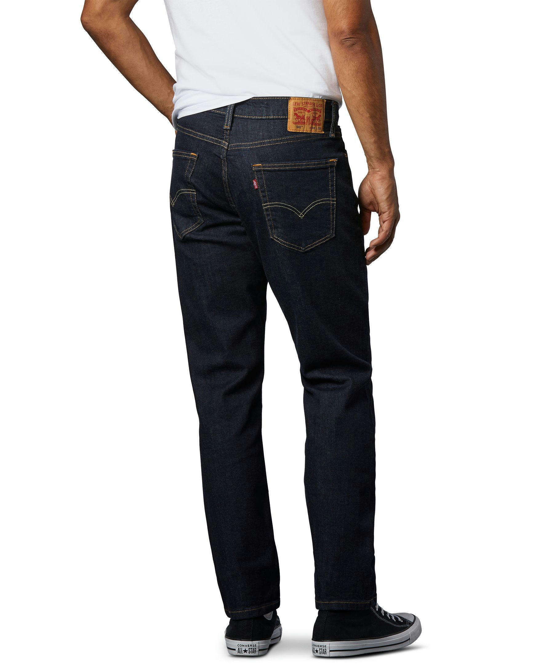 Levi's Men's 541 Athletic Taper Fit Advanced Stretch Jeans - Dark Indigo