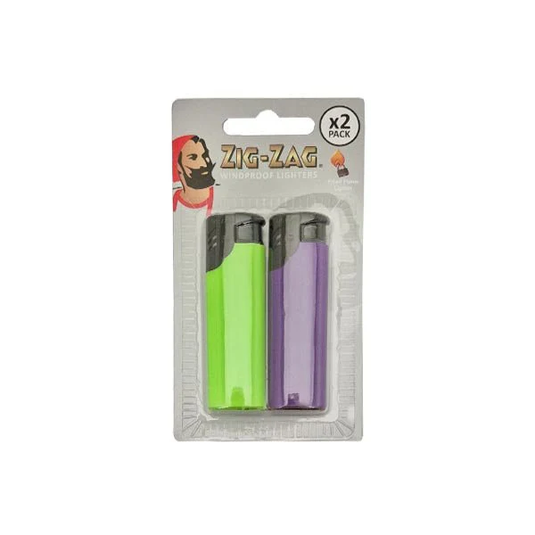 Zig Zag Windproof Lighter 2 Pack