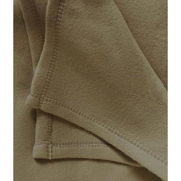 Couverture en polaire unie (240x260 cm - Taupe)