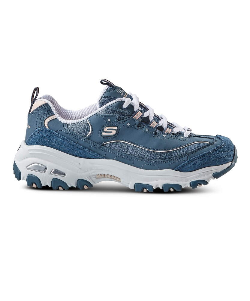 Skechers Women's D-Lites Me Time Air Cooled Memory Foam Insole Sneakers - Slate
