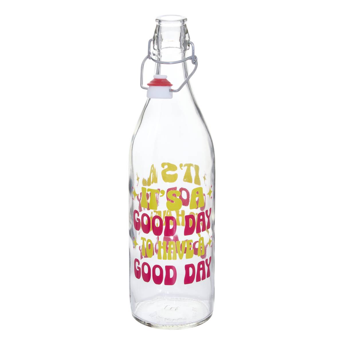 Bottle "Courage" Glass, Multicolored