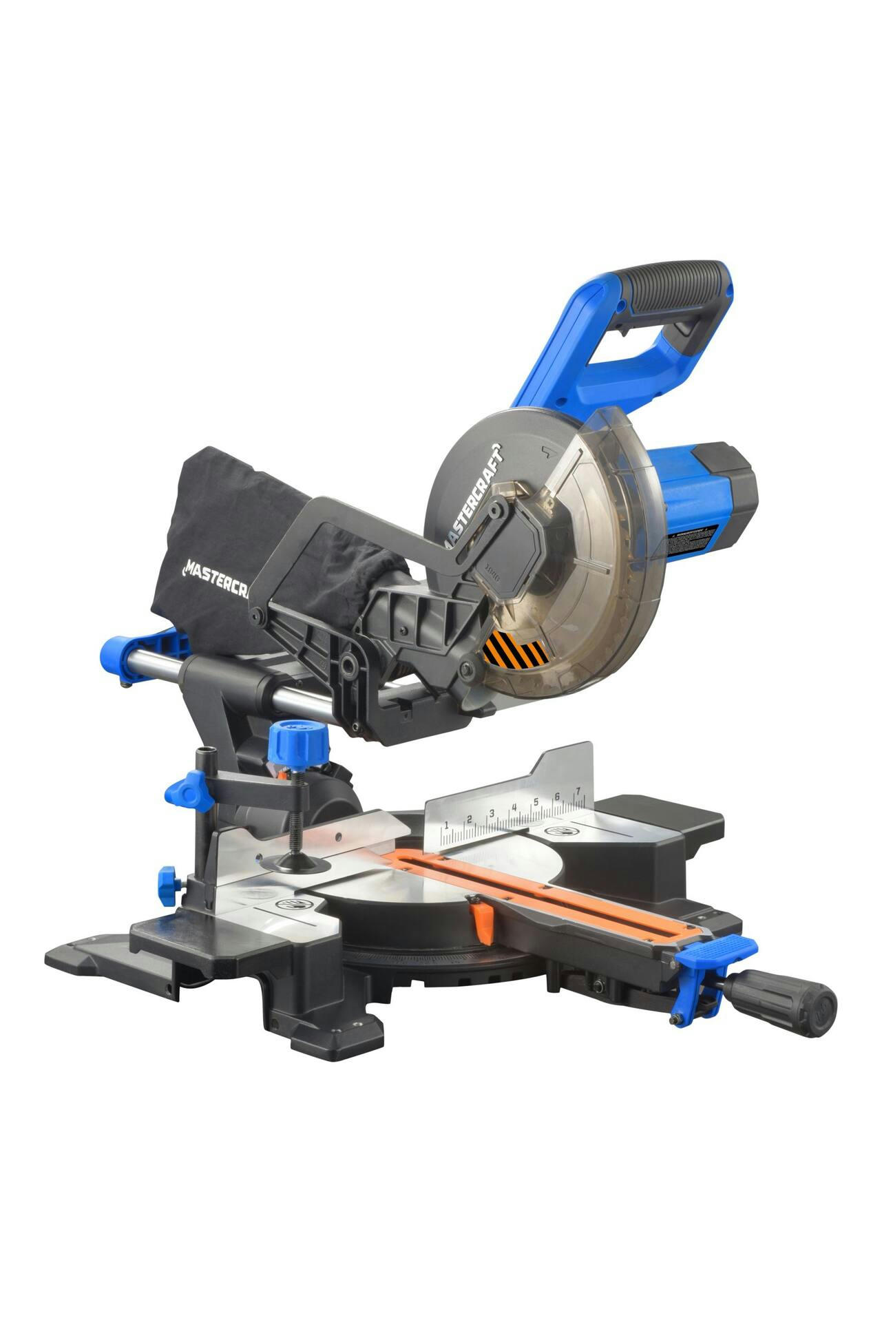 Mastercraft Single-Bevel Sliding Mitre Saw with Extension Table, 7-1/4-in