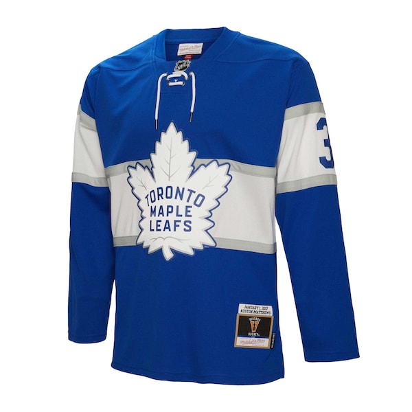 Auston Matthews Toronto Maple Leafs  2017 Winter Classic Blue Line Player Jersey - Blue