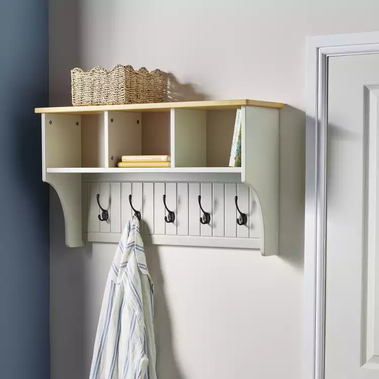 Habitat Bournemouth 90cm Floating Shelf- Beige