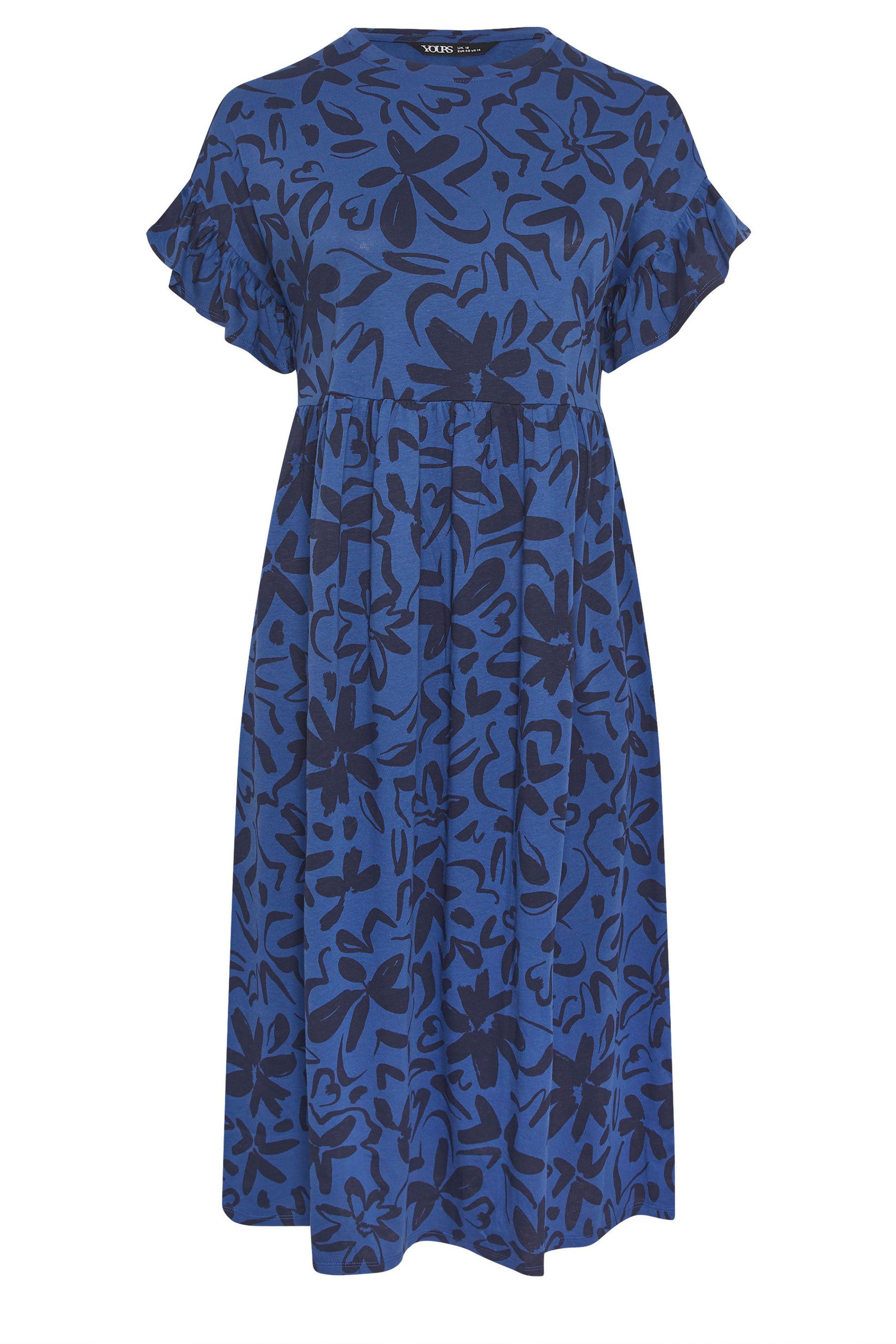Yours Abstract Floral Midi Dress