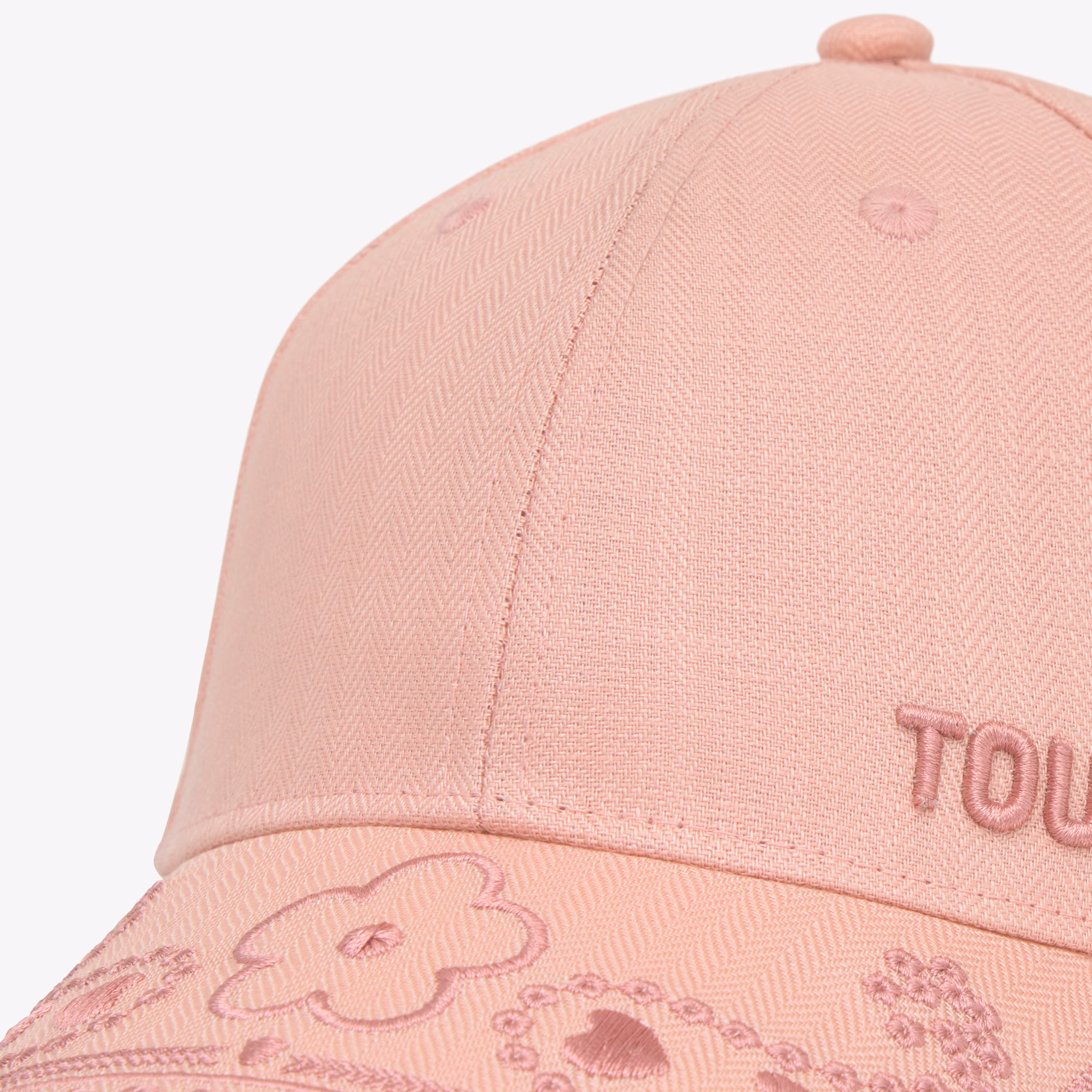 Gorra rosa oscuro bordado TOUS Motifs Paisley