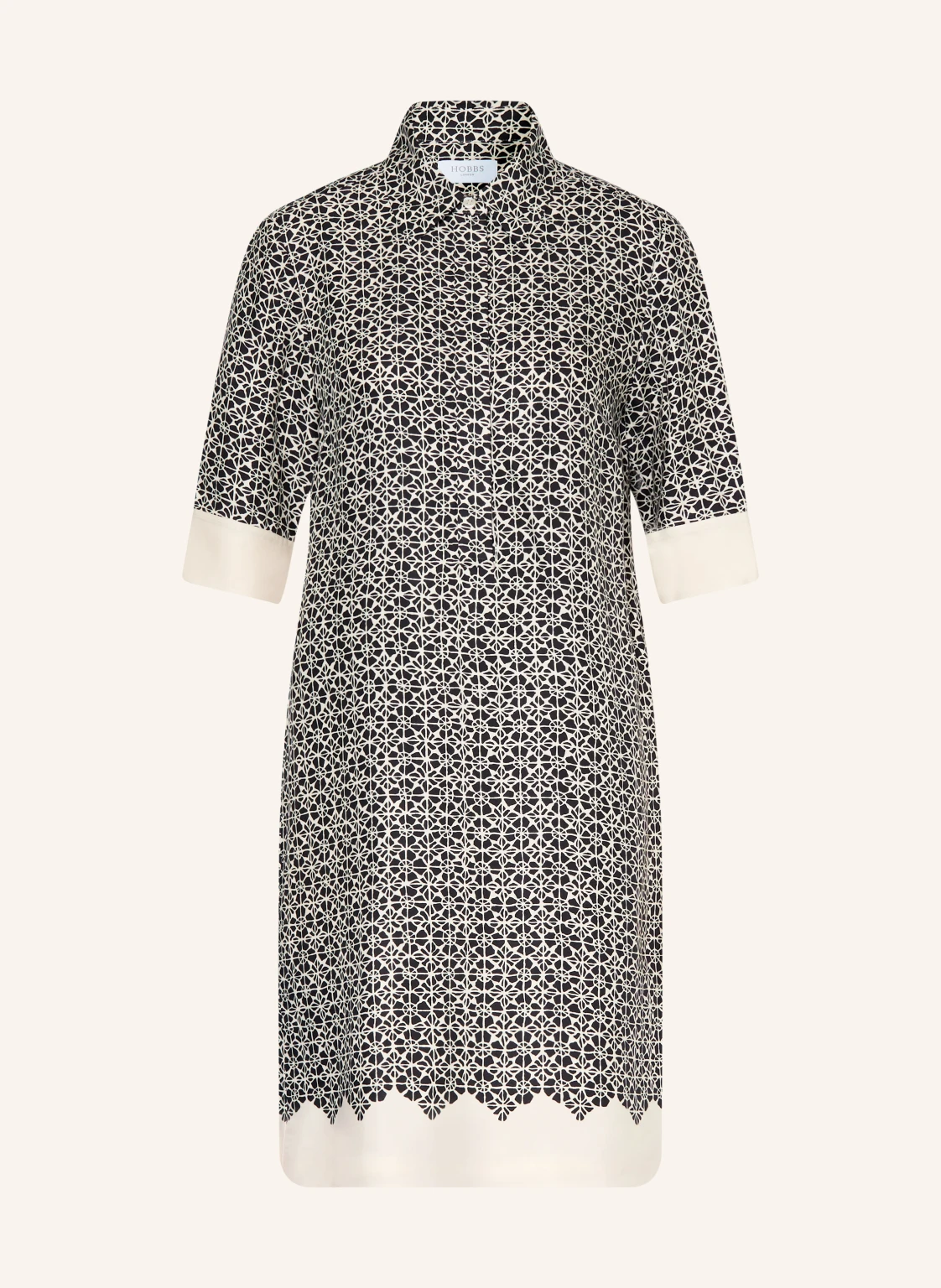 HOBBS Hemdblusenkleid MARCIELLA aus Satin