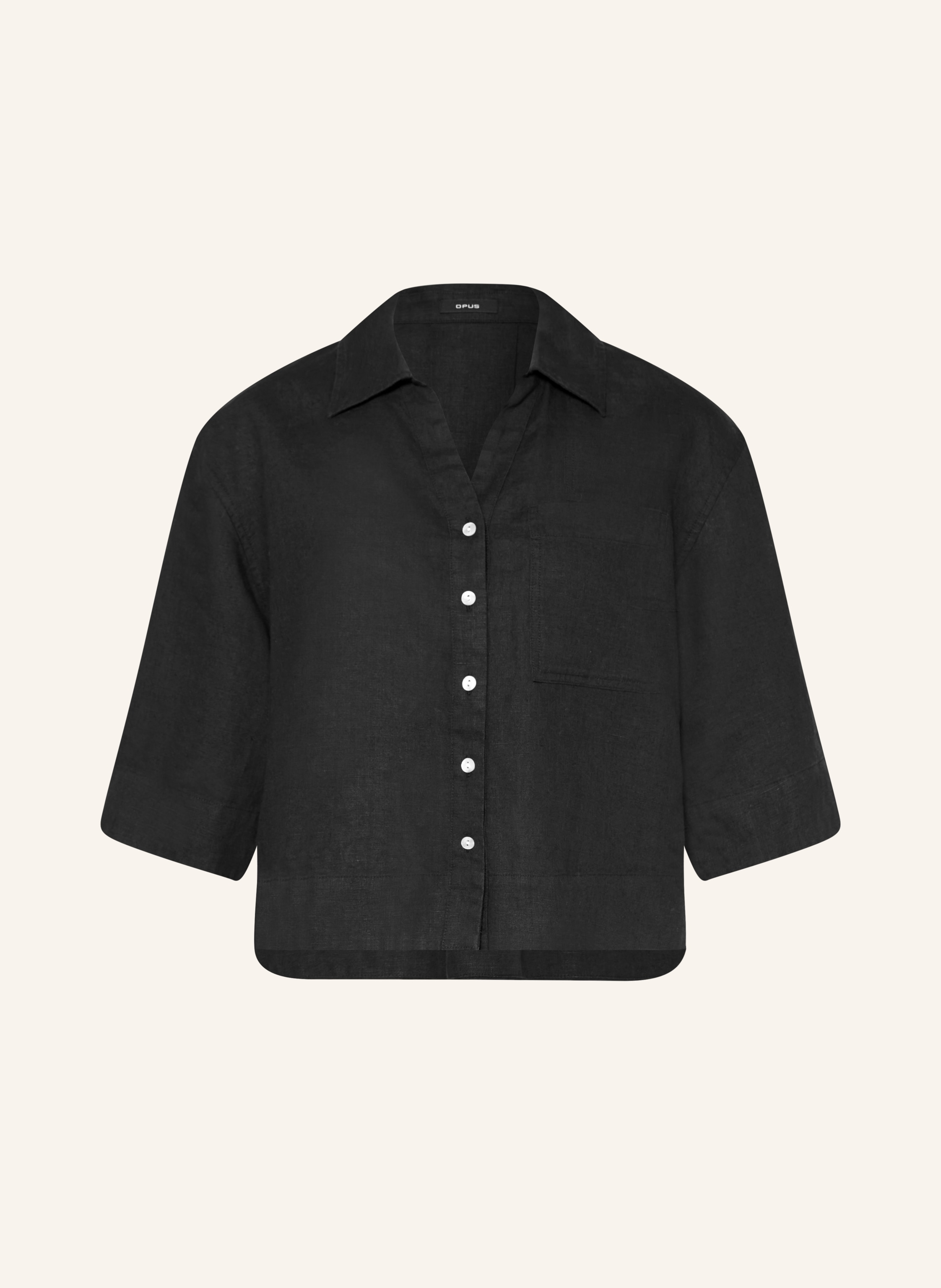 OPUS Blusenshirt FLIPPA aus Leinen