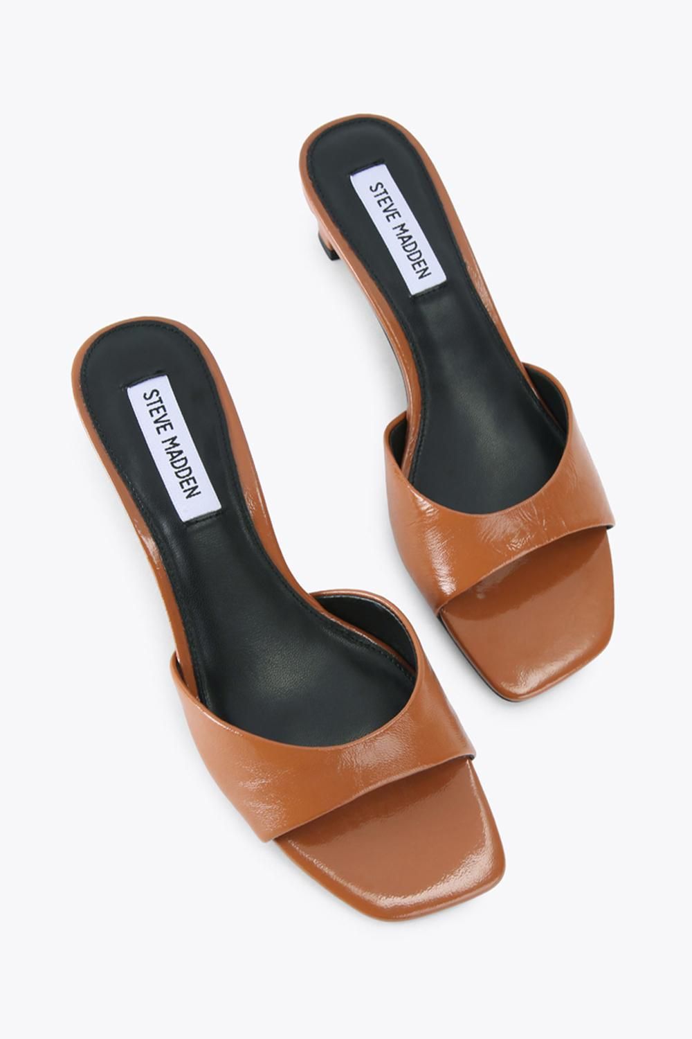 STEVE MADDEN Hints Brown' Leather Heels