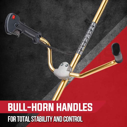 NNEMB 65CC Brushcutter Whipper Snipper Trimmer Brush Cutter Multi Pole Tool