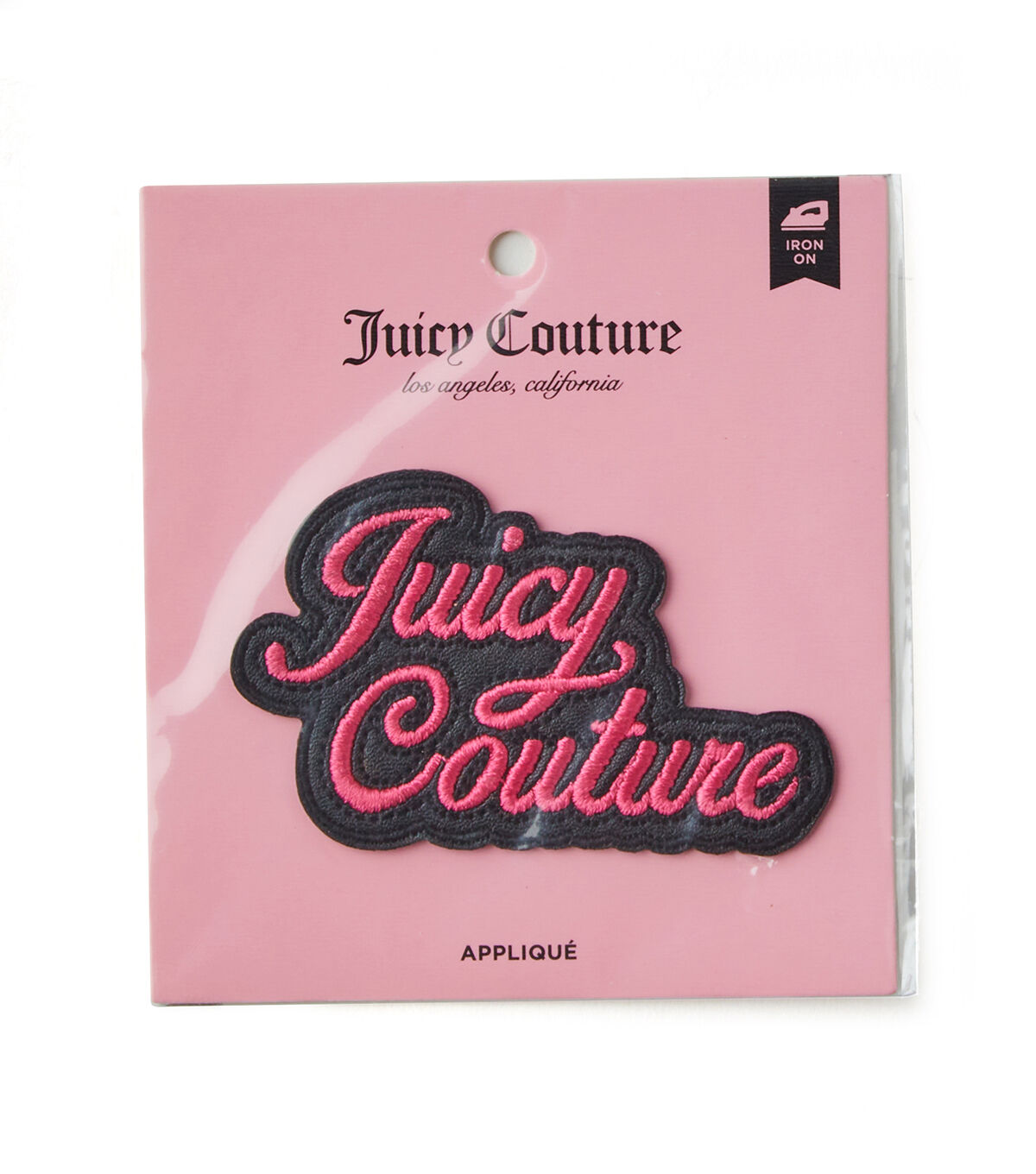 Juicy Couture 3 Cursive Iron On Patch