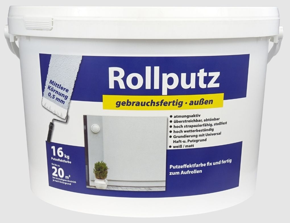 Rollputz außen
