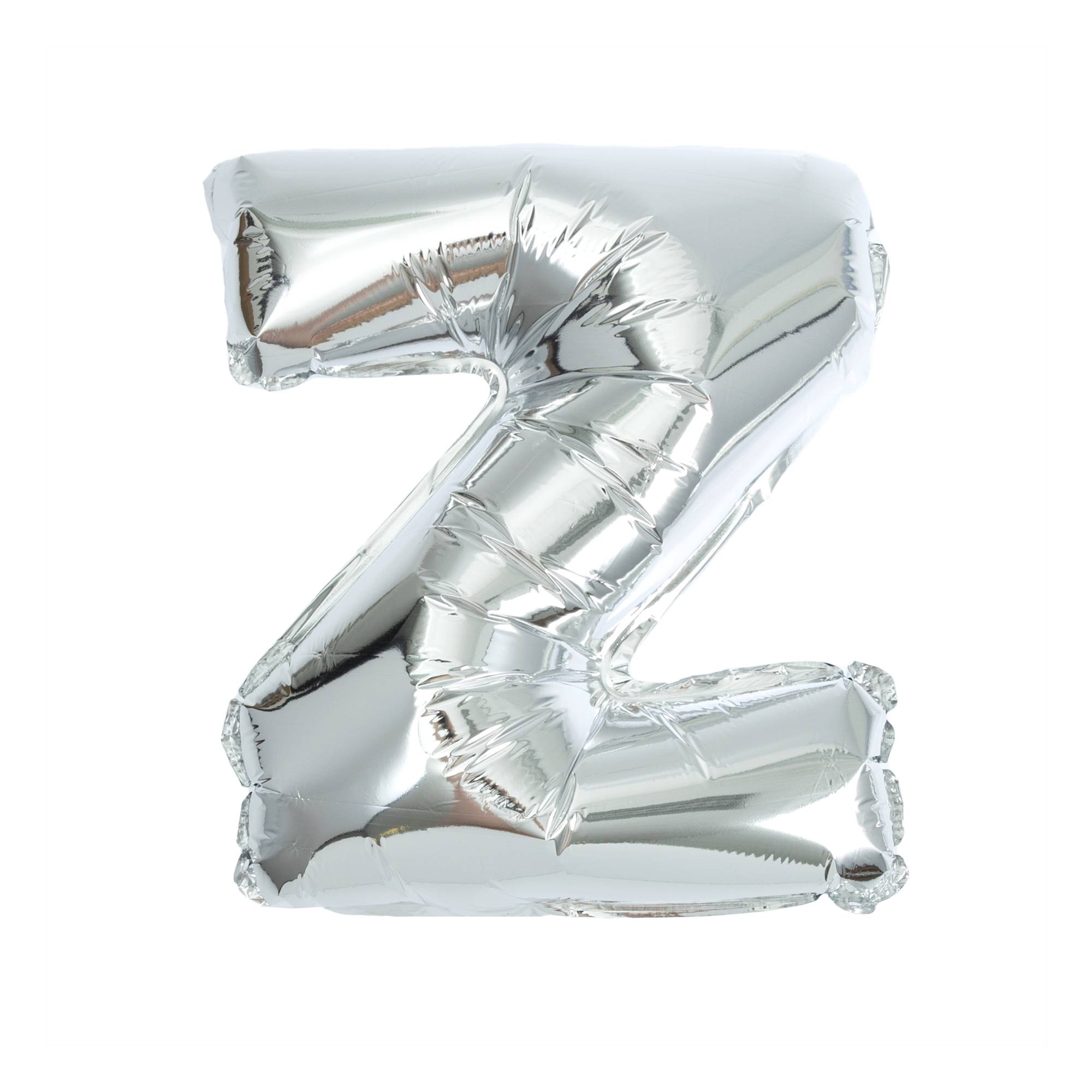 Silver Foil Letter Z Balloon