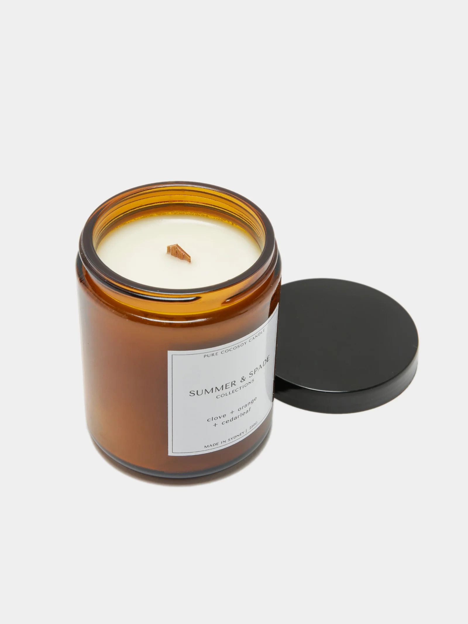 Small Amber Candle