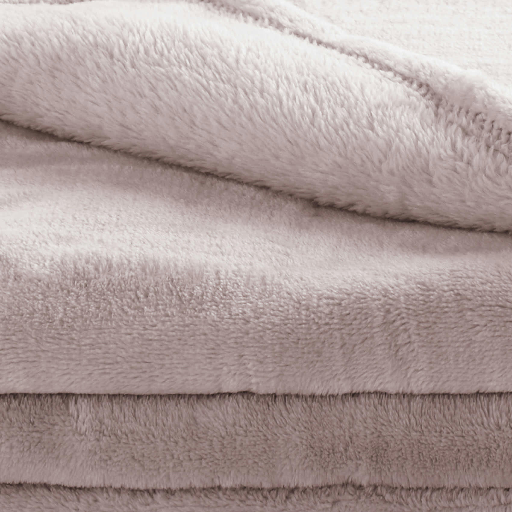 - Couverture enfant en microfibre taupe 100x150 cm